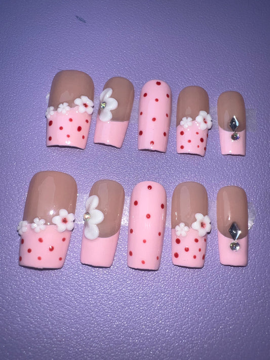 Handmade Press-on Nails(Medium)